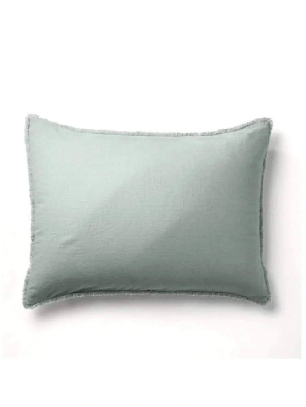 Casaluna Rayon Linen Full / Queen Pillow Cases Sage Green Two